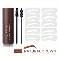 Pilnas antakių formavimo rinkinys Ilgalaikiai, lengvai naudojami antakių stiprikliai su trafaretu ir šepetėliu puikiai tinka formuoti, užpildyti ir paryškinti antakius 02# Natural Brown