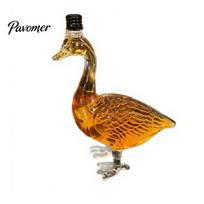 Unique Whiskey Bottle Goose Sculpted Glass Decanter, 3D Carved Decanter with Stopper, Storage Container Decorative Liquor for Home Bar, Gift gryna