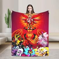 Soft Warm BlanketKids Adult Travel Helluva Boss Loona Throw Blanket Flannel Bedspread For Bedroom Novelty Sofa Bed Cover Size: 75*100cm, Weight: 230 GSM