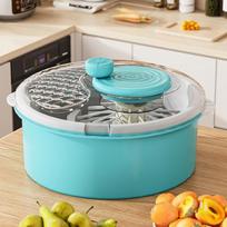 Multi-functional Electric Vegetable Dehydrator & Salad Spinner Electric Dehydrator Blue
