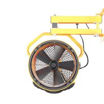 XPOWER FA-300K Powerful Wall Mounted Dock Ventilation Axial Fan Mechanical Arm EU Plug geltona