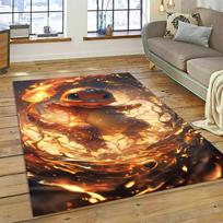 27 Style Charizard Charmander Fire Pokemon Cartoon Dracaufeu Carpet Rug for Bedroom Living Room Home Sofa Decoration,Floor Mat 40x60cm( 15x23in )
