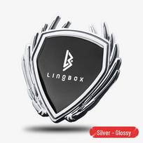 Lingbao Coco Uni Car Metal Badge: Decorative Sticker for Car Body, Side Window, or Trunk