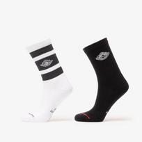 Jordan Everyday Elevated Crew Socks 2-Pack White/ Black/ White - Dydis M (IM9090-100 Kojinės)