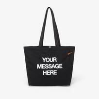 Nike Heritage "Your Message Here" Tote Bag 22L Black/ White/ Safety Orange - Dydis Universalus (IU4945-010 Krepšiai)