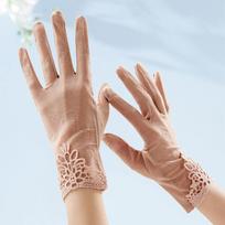 Sun Protection Ice Silk Glove Thin Driving Mittens Elastic Sun Protection Gloves  Women Female juoda