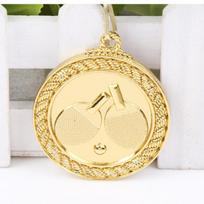 Table Tennis Competition Medals: Gold, Silver, Bronze, and Multi-Color Hanging Plate Badges auksas