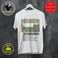 Can I Lick It, Can I Lick It Shirt, ironic shirt, Element Shirt, school shirt, Funny Chemistry Shirt, sarcastic tee, scientist funny shirt M