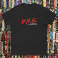 D.A.R.E. VHS to keep kids from streaming - nostalgic - retro 80's videotape parody VCR be kind rewind Blockbuster video Netflix chill 2XL