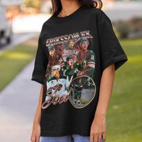 Joel Eriksson Ek Shirt Vintage Minnesota Wild NHL Fan Hockey Design Retro Bootleg Gift Classic Graphic Tee Unisex T-Shirt Limited Edition S