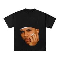 Nelly tee - Nelly rapper tee - concert tee - big face tee S