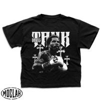 Gervonta Davis marškinėliai balti, Vintage bokso marškinėliai Gervonta Davis, Grafinis marškinėlis, Gervonta Davis atributika, Oversized sunkaus medvilnės marškinėlis 2XL gray