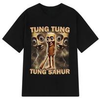 Tung Sahur Graphic Tee, Funny Meme Streetwear T-Shirt, Unisex Summer Top M