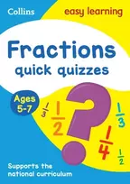 KNYGA Collins Uk Fractions Quick Quizzes Ages 5-7