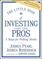 KNYGA Joshua Rosenbaum Little Book of Investing Like the Pros