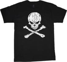 Skull and Cross bone Shirt , Pirate Shirt , Cool Biker Shirt , Costume Party Shirt S