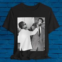 Rare, Ali Vs. Stevie Wonder! Black History, martin luther, rosa parks, malcolm, angela davis, tuskegee, stevie wonder shirt, blm M