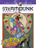 KNYGA Marty Noble Creative Haven Steampunk Fashions Coloring Book
