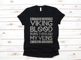 Viking T-Shirt, Viking Blood Shirt, Nordic Shirt, Norse Viking, Valhalla Tee, Valknut Tank Top, T-shirt, T-shirt,T-shirt 4XL