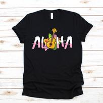Aloha Ukulele Hawaii T-Shirt, T-shirt, Womens Tees, Kids Shirt,T-shirt, Tank Top, T-shirt, Toddler Tee S