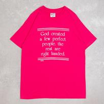 Hanes Vintage Lefty Single Stitch T-Shirt Large Men's 1990s USA Made Pink Comedy 3XL