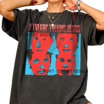 Pop Band U Talking Talking Heads Unisex Shirt for Men and Women: Grunge Pop Band Tee 90s 4XL