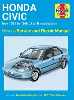 KNYGA Haynes Honda Civic 91-96