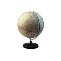 Besisukantis 3D Mėnulio gaublys su plastiko žemėlapio modeliu geografijos pamokoms gray