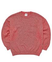 Bulls One Slub Knit Sweater Red Red/L