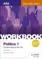 KNYGA Nick Gallop AQA AS/A-level Politics workbook 1: Government of the UK