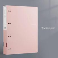 Detachable A4 4 Hole Ring Binder Exam Paper Storage Book for School Office Document Organization Office School Supplies rožinė