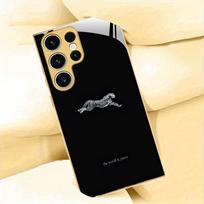 Dykinis auksas Dažytas Aukščiausios klasės telefono dėklas Galvanizuoto stiklo telefono dėklas Samsung Galaxy S26 S25 S24 S23 S22 S21 FE, Ultra, Plus For Galaxy S26