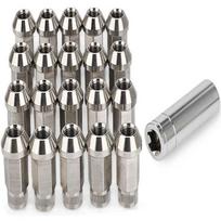 20PCS Stainless Steel Lug Nuts M12x1.25 M12x1.5 M14x1.5 M14x2 1/2-20 Wheel Nuts Bolts For Mazda KIA Lincoln Suzuk M14x1.5