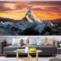 Serene Everest Entryway Tapestry Peaceful Mountain Landscape for Hallway Foyer Calming Wall Art Decor 100X70CM