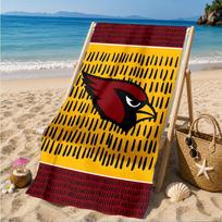 Arizona Cardinals Logo Beach Towel, Quick-drying, Easy to Care for, Suitable for Both Fitness and Beach Vacations,Sports Essential 70cmx140cm(27x55inch)