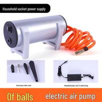 Silent Mini Electric Air Pump: Fast-Charging, No-Heat Inflator for Basketball, Football, Swim Rings, Volleyball Model A
