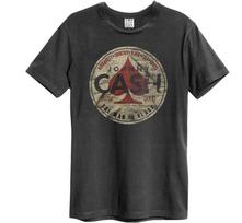 Amplified Tshirt Johnny Cash The Unisex In Black Charcoal New S