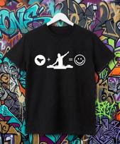 Retro 90s Rave Tshirt Dove Dj Smiley Face Graphic Tee Black Unisex S