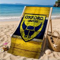 Oxford United Crest Beach Towel, Quick-drying, Easy to Care for, Suitable for Both Fitness and Beach Vacations,Sports Essential 70cmx140cm(27x55inch)
