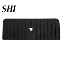 Sink Splash Guard Multifunctional Silicone Kitchen Drain Mat Splash-proof Faucet Organizer Tray Anti-slip Foldable Surface Protector Water juoda
