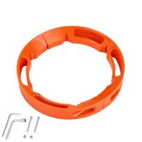 Detachable Design Chain Protector Enduro Chain Guard Anti-collision Cushion For KTM EXC Husqvarna GASGAS Motorcycle Parts PP oranžinė