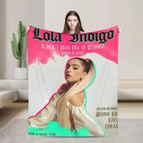 L-Lolas I-Indigos Ispanų dainininkė Antklodė Kokybiška Super Šilta Mesti pledas Žieminis Lėktuvo kelionė Svetainė Madingas Lovatiesė 75X95CM