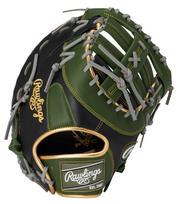 Rawlings HYPER TECH COLOR SYNC Beisbolo Pirštinė Pirmiesiems Inčams, Softbolui, Pirmosios Bazės Žaidėjo Pirštinė, GR6HTCM535, Juoda/ML Žalia, 11.75 (Metimas dešine ranka) gray