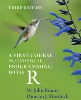 KNYGA W John Braun First Course in Statistical Programming with R