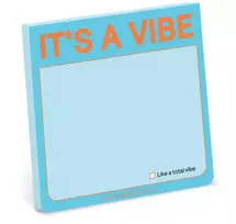 KNYGA Knock Knock Knock Knock Knock It's a Vibe Sticky Note