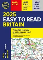 KNYGA Philips Maps 2025 Philip's Easy to Read Road Atlas of Britain, (A4 Paperback)