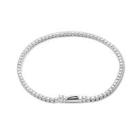 ANDYWEN 925 Sterling Silver Thicker 2mm Green Tennis Paperclip Bracelet Chain Women Rock Punk 2023 Winter Luxury Jewelry M beige