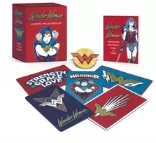 KNYGA Matthew K Manning Wonder Woman: Magnets, Pin, and Book Set