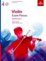 KNYGA Bookshop Violin Exam Pieces 2020-2023, ABRSM Grade 4, Score, Part & CD
