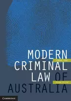 KNYGA Jeremy Gans Modern Criminal Law of Australia